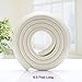 SXCtech - 6.5 FT Extra Wide And Thick Safe Edge and Corner Cushion Guard. Baby And Child Proof Table And Furniture Safety Protection (Ivory White)