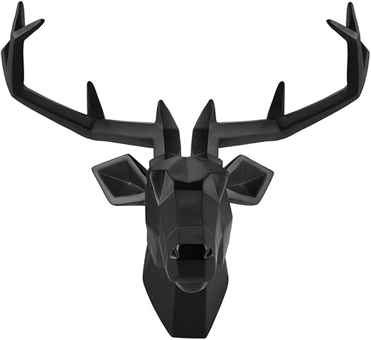 stuffed deer head wall mount
