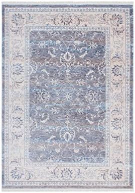 Carpet living room Carpet Classic Traditional Design Tibet - Lhasa RUG ornaments Border Pattern polyester 80 cm x 150 cm gray/Decorations buy online