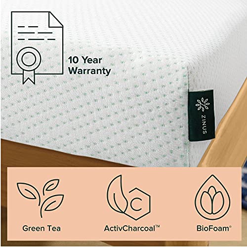 ZINUS 5 Inch Youth Memory Foam Mattress / Kids’ Room & Bunk Bed