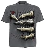 Spiral - Mens - DEATH GRIP - T-Shirt Charcoal