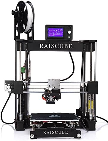 3D Printer High Precision DIY Modular Aluminum alloy frame ,Free 0.25 Kg Free Filament, 12 Months Warranty，RAISCUBE A8R，black