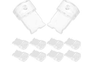 WHAMVOX 10pcs Transparent Phone Charging Port Dust Plugs Compatible with Iphone PVC Port Cover Protectors to