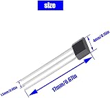YINETTECH 12Pcs SS41F Bipolar Hall Effect Sensor TO-92S 3-Pin Motor Detector view 4