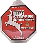 Messina Wildlife DB-R-100 Deer Stopper 100' Barrier Ribbon, 4.8 oz., Organic, Red