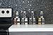Set of 12 Square Glass Spice Jars with Shaker Tops, Chalkboard Labels & Pen, and Airtight Silver Metal Lids, Reusable Spice Containers w/4 Ounce Capacity for Organic Spices and Seasoning
