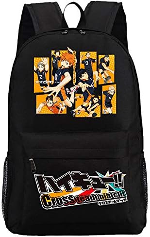 Volleyball Juvenile Backpack Haikyuu Haikiyu Karasuno printing Backpack Laptop Bag (8)