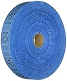 2000 Blue Smile Single Roll Consecutively Numbered Raffle Tickets