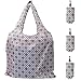 HOLYLUCK Set of 3 Reusable Grocery Bags,Heavy Duty Foldable Shopping Tote Bag, Holds Up To 42 lbs - Maze