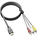 Kawany HDMI to RCA Cable, HDMI to RCA Converter Adapter Best Buy Audio Extractor Jacks Cord