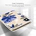 ivencase iPhone Xs Max Case,iPhone Xs Max Clear Silicone Case Flower,Shockproof Soft TPU Thin Clear Cute Bling Floral Bumper Cover iPhone Xs Max - 6.5 Inch