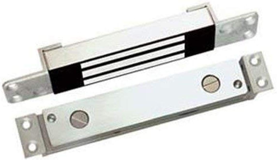 SecuritronShear Aligning Magnalock Electromagnetic Lock, Mini Version, 600 lbs. Holding Force, 24VDC