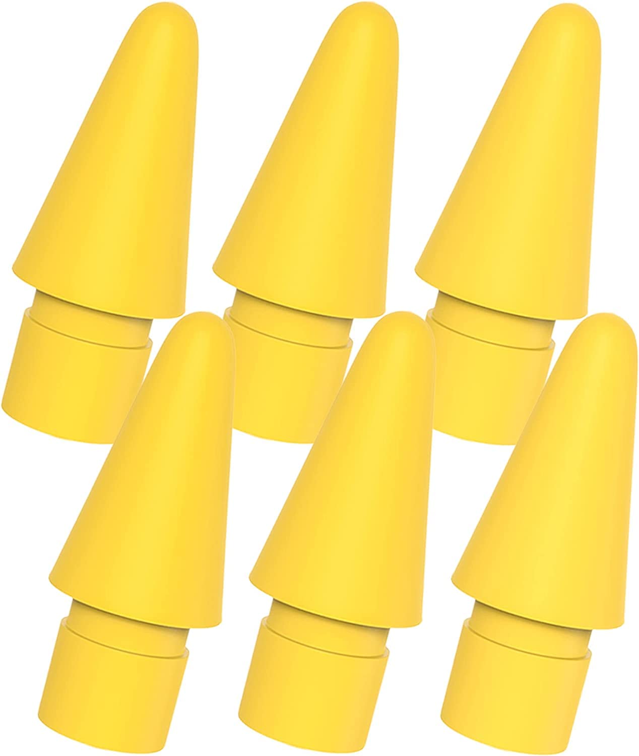 [6pcs]Tucana Pen Tips Compatible for Apple iPad Pencil 1st & 2nd Generation (6-Pack) (Yellow)
