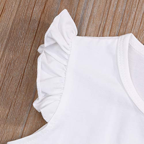 image for YOUNGER TREE Toddler Kids Baby Girls Easter Outfits Rabbit Vest Sleeve