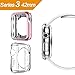 Apple Watch Case, UBOLE Scratch-resistant Flexible Lightweight Plated TPU Full Body Protective Case for iWatch Series 3, Series 2, series 1 (CLEAR+ROSE GOLD 42mm)