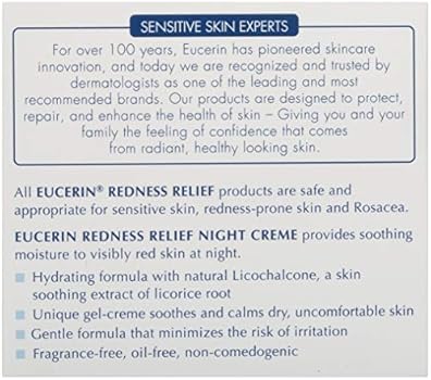 eucerin redness night cream