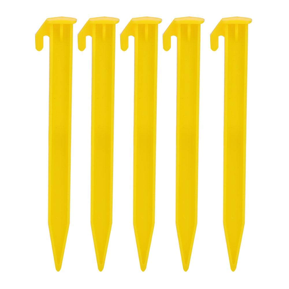 Plastic Tent Pegs Ground Nails Screw Nail Stakes, Lightweight Nylon Peg Tent Pegs Plastic Ground Nails Stakes Spike replacement for Outdoor Cam Frozen Soil Ice