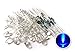 microtivity IL141 5mm Clear Blue LED w/Resistors (Pack of 30)