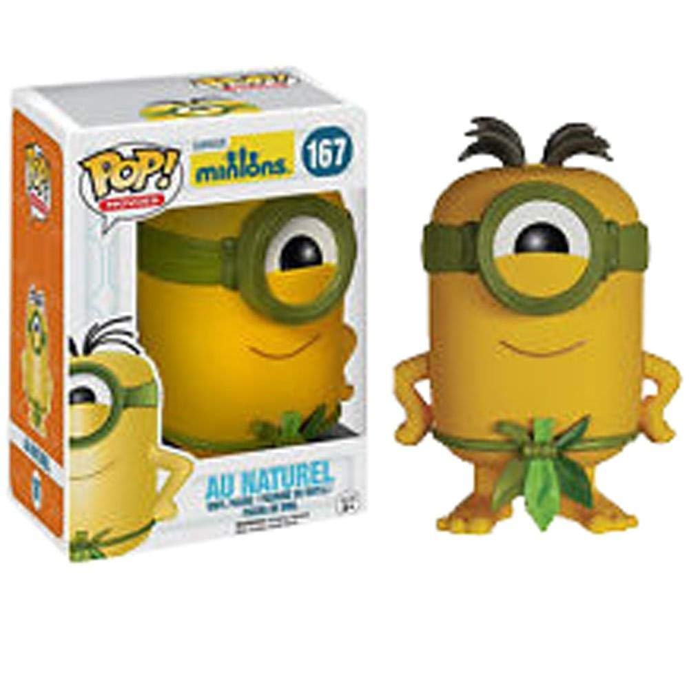 Funko POP Movies: Minions Figure, Au Naturel