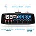 SHEROX A900 Car HUD Head Up Display with OBD2/EOBD Interface Plug & Play, Vehicle Speed MPH/KM/h, OverSpeed Warning, Fuel Consumption, Water Temperature, Battery Voltage