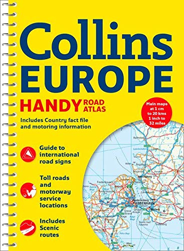 Collins Europe Handy Road Atlas Collins Uk 9780008214180 Amazon Com Books