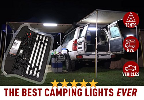 Offroading Gear Waterproof LED Lighting Kit, Portable and for Camping/Patio/RVs/Outdoor