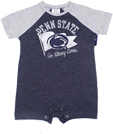 Knights Apparel Baby Boys Romper - Penn State Nittany Lions Size 3/6 Months