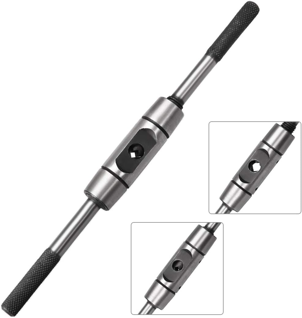 sourcing map Adjustable Tap Wrench Handle, for Metric M4-M10 Taps - Image 4