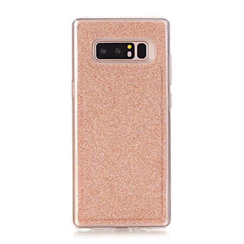 image for Samsung Galaxy Note 8 Case, DMaos Bling Glitter Women PU Leather Walle
