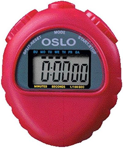 Oslo All Purpose Stopwatch (Red)