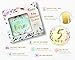 Baby Monthly Milestone Stickers - Set of 24 Premium Metallic Gold Floral Belly Stickers for Newborn Girl First Year - Best Baby Shower Gift or Scrapbook Photo Keepsake