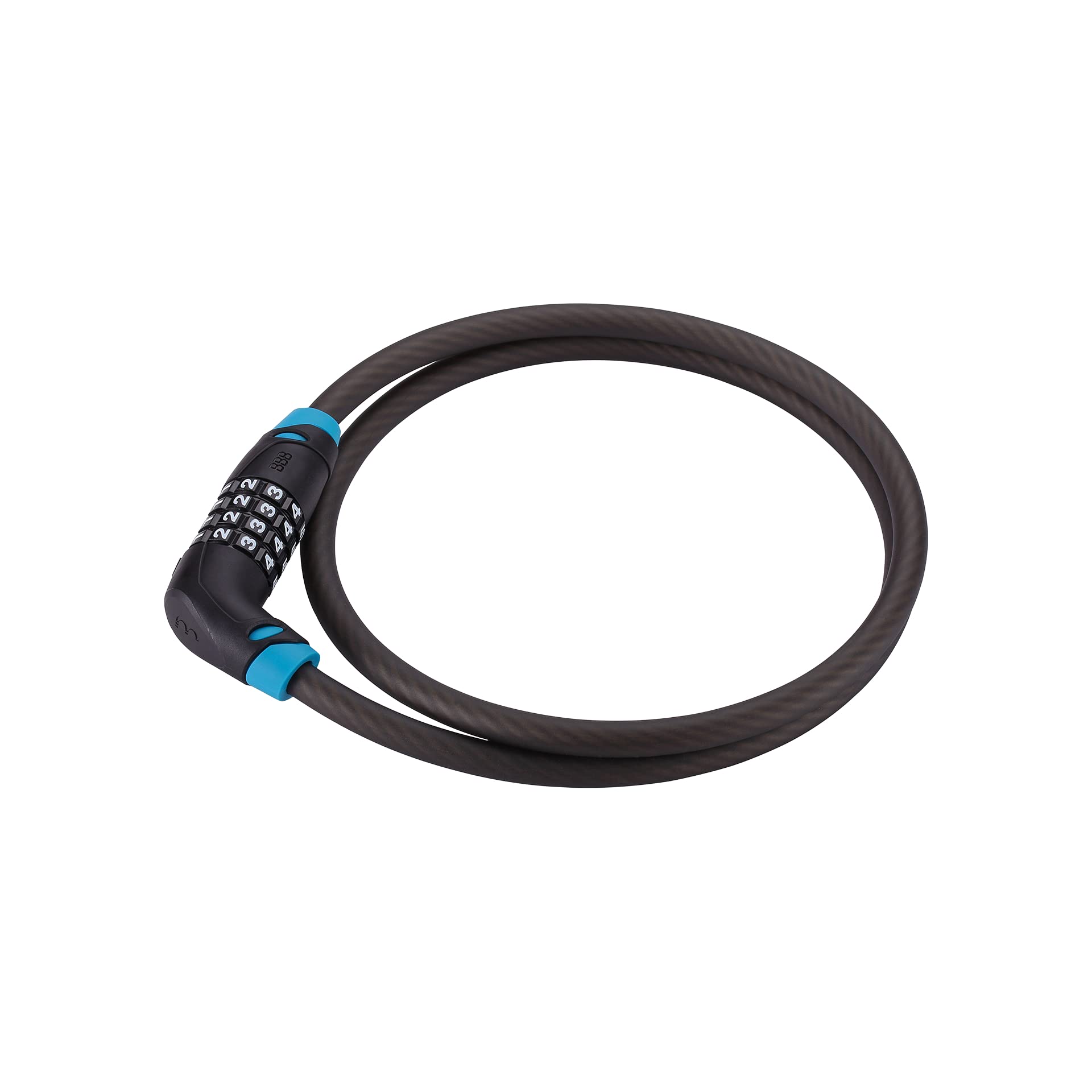 BBB Cycling ‎2.905.453.602 Cyclelock CodeSafe Straight Cable, Black, 10 mm x 100 cm