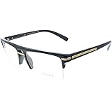 Versace Greca Aegis VE 3269 GB1 Black Plastic Square Eyeglasses 55mm