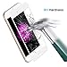 TURATA iPhone 8 7 6S 6 Screen Protector 0.3MM 9H 3D Full Coverage Tempered Glass Screen Cover with Bubble Free Anti-Fingerprint and Oil Stain for iPhone 8 7 6S 6 (White)