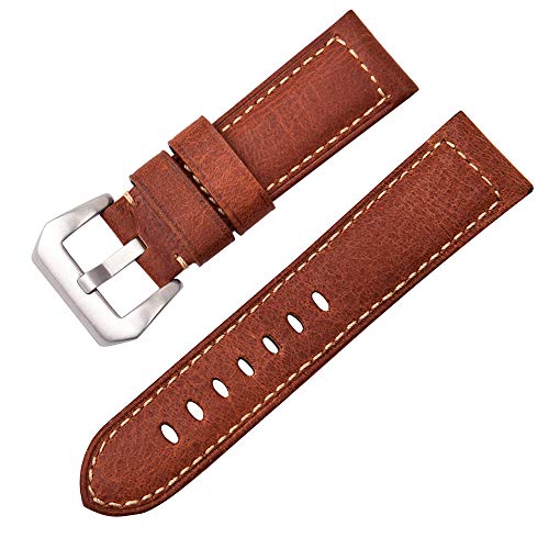 Ritche Genuine Leather Watch Bands 20mm 22mm 24mm Vintage Leather Watch Strap Band Watch Accessories