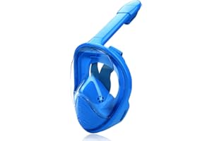 Snorkel Mask for Kids, Full Face Snorkeling Mask 180° Seaview Underwater Watersport Diving Swimming Scuba Portable