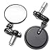 MICTUNING Universal Motorcycle Mirrors - 3 Inch Round Folding Bar End Side Mirror for Honda, Scooter, Suzuki, Yamaha, Kawasaki, Victory, Harley Davidson and More primary