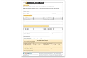 Vacation Request and Response Form, Labor Law Center - Time Off Forms