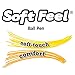 BIC SGSM11BK Soft Feel Stick Ballpoint Pen, Black Ink, 1mm, Medium, Dozen