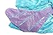 ReliBeauty Little Girls Princess Dress Up Mermaid Costume, Sea Blue & Purple, 6
