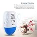 Pest Control Amzdeal Ultrasonic Electronic Pest Repeller for Mosquito Mice with LED Light