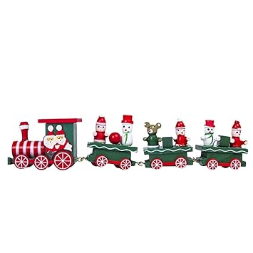 Moonuy Kleiner Zug Weihnachtsschmuck Weihnachtsdekoration