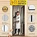 Lazy Monk Magnetic Screen Door with Magnet Closure I Doorway Mosquito Net Bug Mesh | Pet Friendly Patio Insect Screen Curtain Cover I Upgraded Version up to 39" x 82" Max anti Moskito & Fly primary