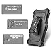 LG V30 Phone Case, Eofon Durable and Rugged Heavy Duty Case for The LG V30+ Comes with Multi-Use Belt Clip(Black)