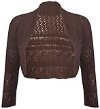 PurpleHanger Women's Shrug Bolero Cropped Open Cardigan Top