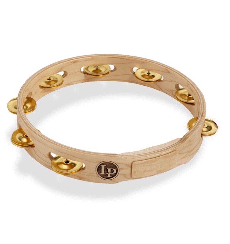 LP Latin Percussion Tambourin Accent 10" LP381-B einreihig, Messing