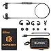 Wireless Headphones IMPERO Magnetic Earbuds Sport Bluetooth Headphones with Microphone, Wireless Earbuds Sport Headphones Wireless Bluetooth Headphones Running Headphones Workout headphones (Black)