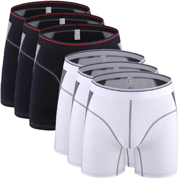 Boxers Hommes Sexy Grande Taille Slip Haute Qualité Coton Hommes S