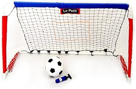 Le Petit Sports - 4ft STEEL Foldable Soccer & Hockey Goal & Rebounder with Easy Fold System and Free Soccer Ball by Le Petit Sports