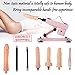 Y-NOT Automatic Sex Machine Sex Toy for Women, Electric Adult Toy for Woman with 7 Dildo Attachments, Vaginal Massage Gun with Adjustable Speed up to 420 Thrusts/Minute for Singles or Couples,Pink